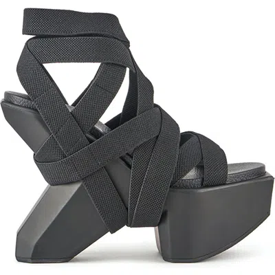 United Nude Boulder Bondage Pumps In Black