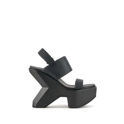 United Nude Boulder Sandal In Black