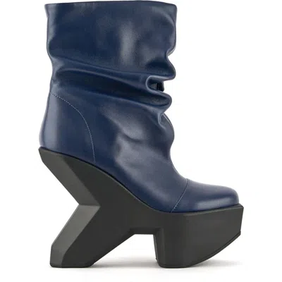 United Nude Boulder Slouch Boot In Blue