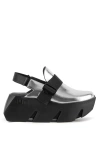United Nude Bull Mule In Silver