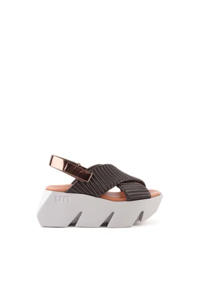 United Nude Bull Puffier Sandals In Brown