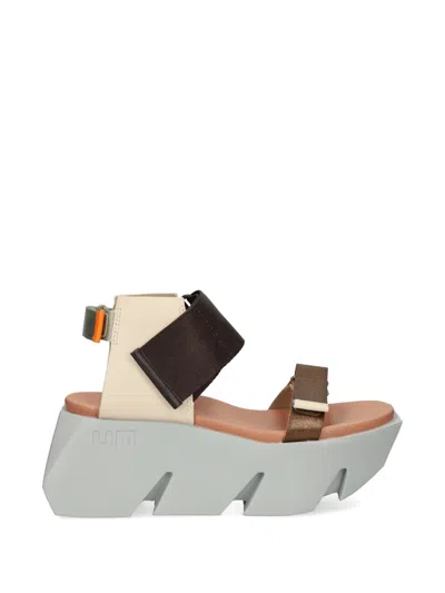 United Nude Bull Run Panelled Touch-strap Sandals In Multi