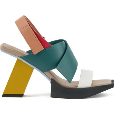 United Nude Construct Hi Sandals In Multi