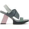 United Nude Construct Hi Sandals In Multi