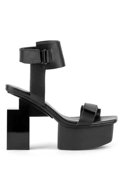 United Nude Cubist Sandal In Black