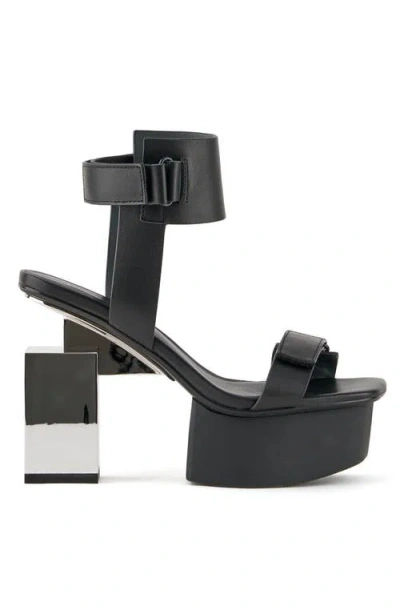 United Nude Cubist Sandal In Black