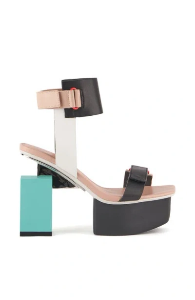 United Nude Cubist Sandal In Black