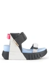 United Nude Delta Run Sandals In Black
