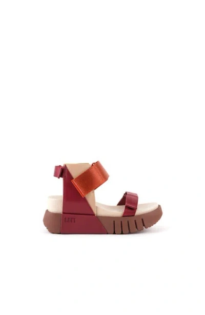 United Nude Delta Run Sandals In Garnet
