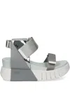 United Nude Delta Run Sandals In Grey