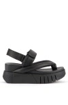 United Nude Delta Tong Sandals In Black