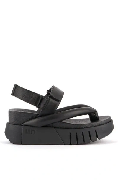 United Nude Delta Tong Sandals In Black