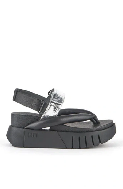 United Nude Delta Tong Sandals In Black