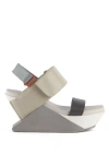 United Nude Delta Wedge Sandal In Black