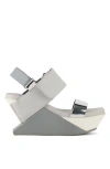 United Nude Delta Wedge Sandal In Gray