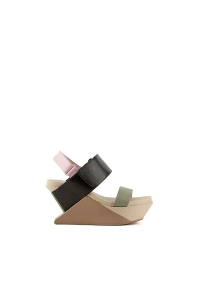 United Nude Delta Wedge Sandal In Multi