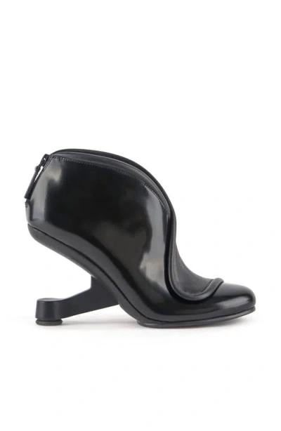 United Nude Eamz Collar Bootie In Black