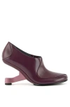 United Nude Eamz Dana Pumps In Burgundy