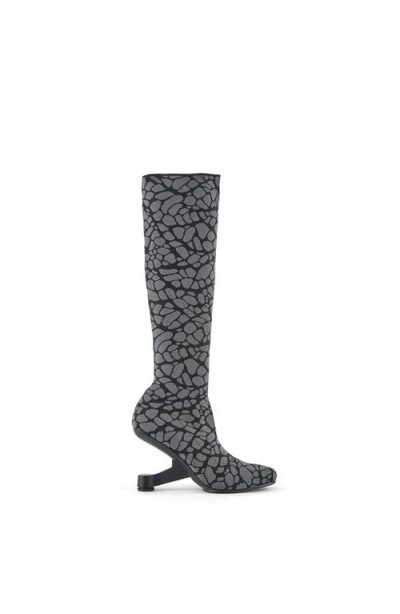 United Nude Eamz Sock Boot In Graphite