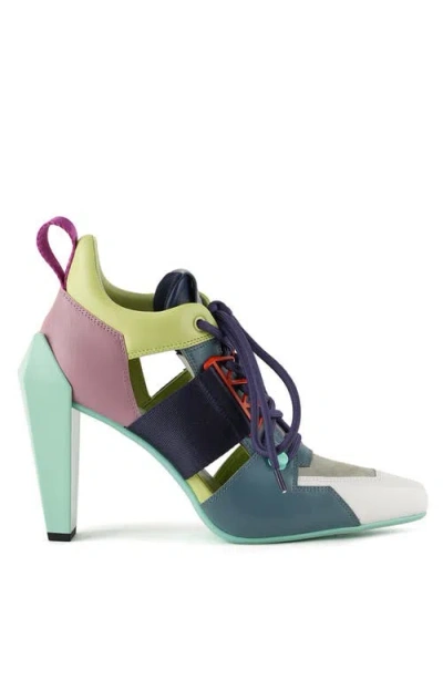 United Nude Gem Sporty Hi In Green/blue