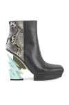 United Nude Women's Glam Square Boot - Black Ii In Black Ii