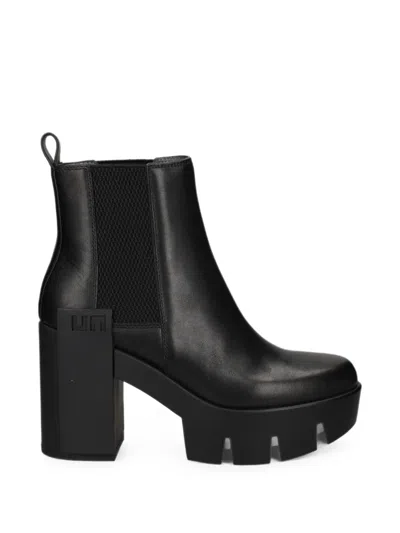 United Nude Grip Chelsea Mid V Boots In Black