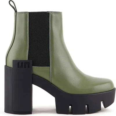 United Nude Grip Chelsea Mid V Boots In Green