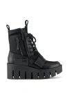 United Nude Grip Combat Lo Boot In Black