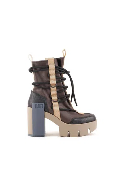 United Nude Grip Desert Mid Boots In Brown