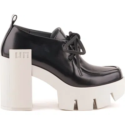 United Nude Grip Moc Mid Slip-on In Black