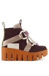 United Nude Grip Nomad Lo Platform Lug Bootie In Multi