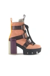 United Nude Grip Nomad Mid Platform Lug Bootie In Canyon