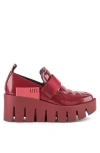 United Nude Grip Trooper Lug Platform Loafer In Cranberry Mix