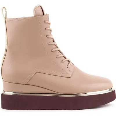 United Nude Juko Combat Boots In Brown