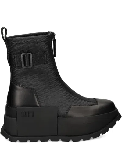 United Nude Leather Ankle Boots In Black