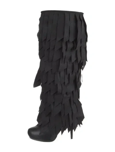 Pre-owned United Nude Leather Boots In Black