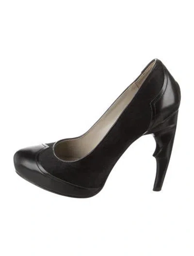 Pre-owned United Nude Leather Pumps In Black