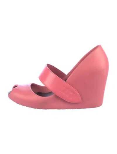 Pre-owned United Nude Leather Pumps In Pink