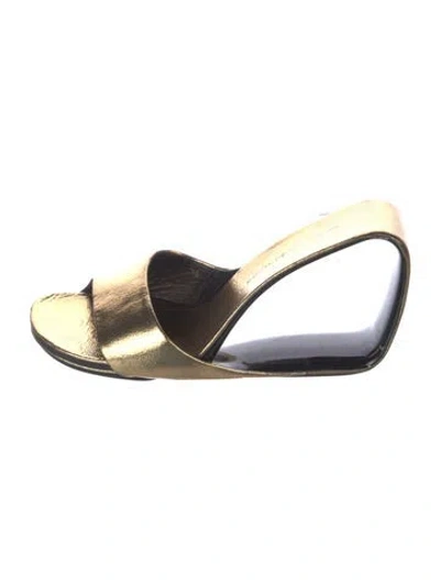 Pre-owned United Nude Leather Sandals In Black