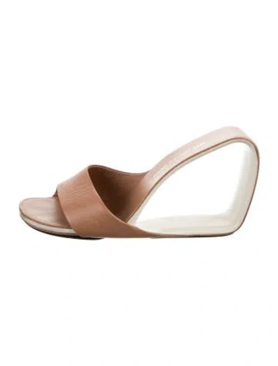 Pre-owned United Nude Leather Sandals In Brown