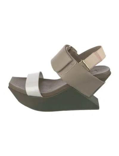 Pre-owned United Nude Leather Sandals In Green