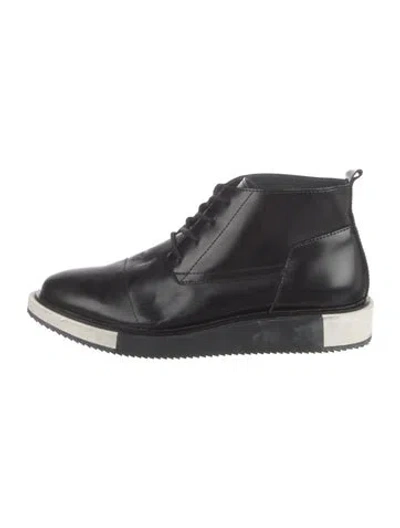 Pre-owned United Nude Leather Sneakers In Black