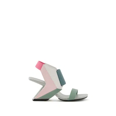 United Nude Loop 3d Hi Pumps In Multi
