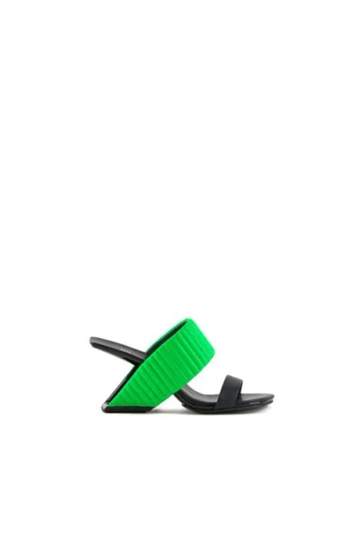 United Nude Loop Hi Puffier Sandals In Green