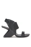 United Nude Loop Reiki Hi Sandals In Black