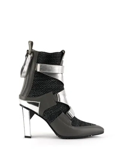 United Nude Luxor Sport Hi Bootie In Grey In Gray