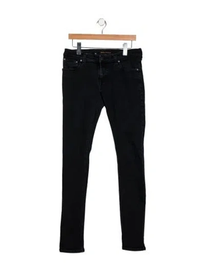 Pre-owned United Nude Mid-rise Straight Leg Jeans In Blue