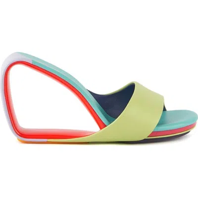 United Nude Mobius Hi In Green/yellow/orange