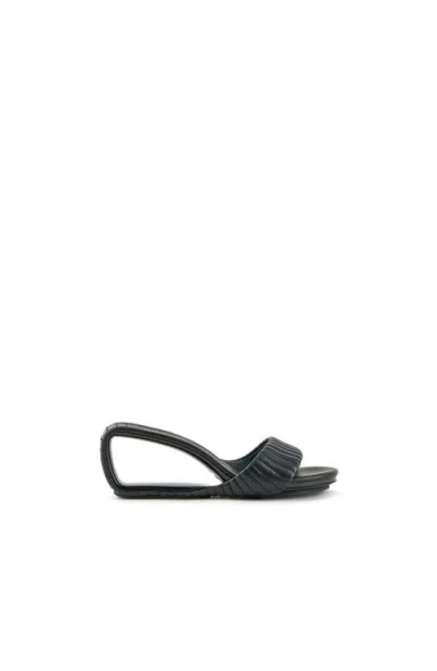 United Nude Mobius Mid Puffier Sandals In Black