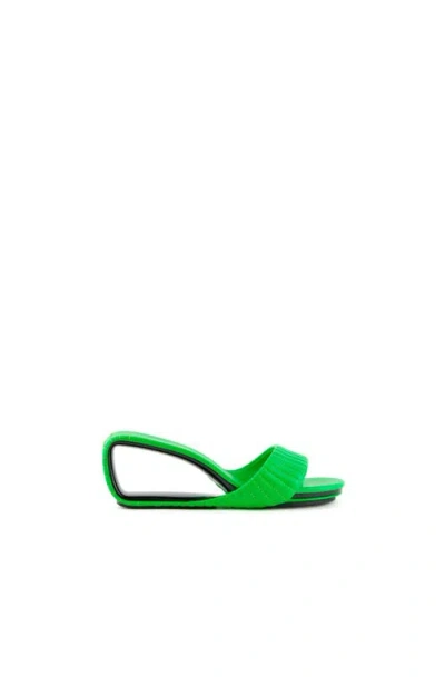 United Nude Mobius Mid Puffier Sandals In Green
